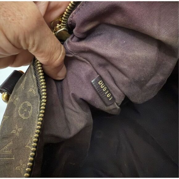 Louis Vuitton Authentic Dark Brown Monogram Idylle Ballade MM Canvas Shoulder To - Picture 6 of 15